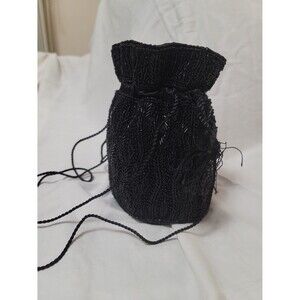Mini hand beaded bag